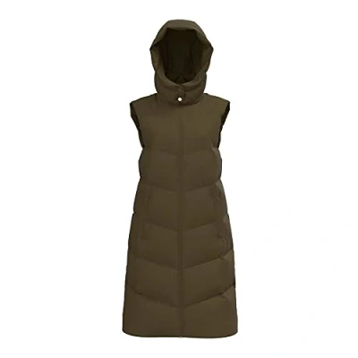 Abbildung von PIECES Damen Pcjamilla Long Puffer Vest Noos Bc, Dark Olive, S