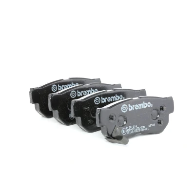 Abbildung von BREMBO P 30 014 Bremsbelagsatz mit akustischer Verschleißwarnung ohne Zubehör HYUNDAI: Getz, Santa Fe I, Tucson, KIA: Sportage II, Optima / K5, Opirus