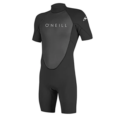 Abbildung von O&#039;Neill Wetsuits Men&#039;s Reactor 2 2mm Back Zip Spring Wetsuit, Black/Black, L
