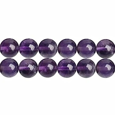 Abbildung von SKYBEADS Stein Perlen zum Auffädeln 4mm Natuerliche Lila Amethyst Edelstein Lose 38cm Strang Approx 90 Stück