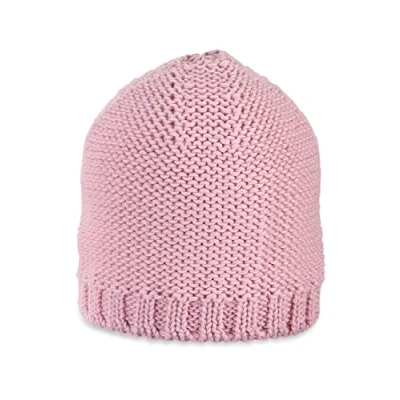 Abbildung von Sterntaler Baby Mädchen Strickmütze Uni mit Merionwolle, Lila, 43