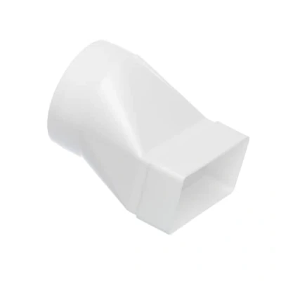 Abbildung von Ø 100mm / 55x110mm Übergangsstück Adapter Flachkanal Rundrohr Abluft Kanal Abluftkanal