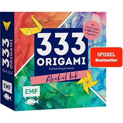 Abbildung von 333 Origami Farbenfeuerwerk: Alcohol Ink: Das Original: Mit Anleitungen und feinen Papieren