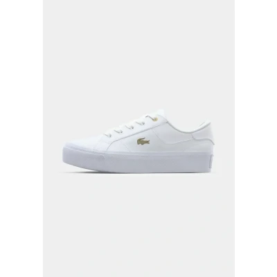 Abbildung von Lacoste Ziane Platform Sneaker low, Damen, Größe: 38, White/gold Schuhe