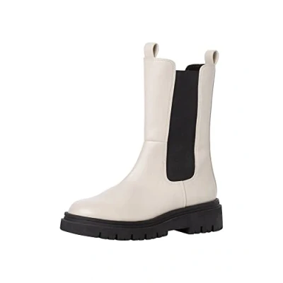 Abbildung von Marco Tozzi Damen 2 25476 29 Chelsea Stiefel, Cream Comb, 37 EU