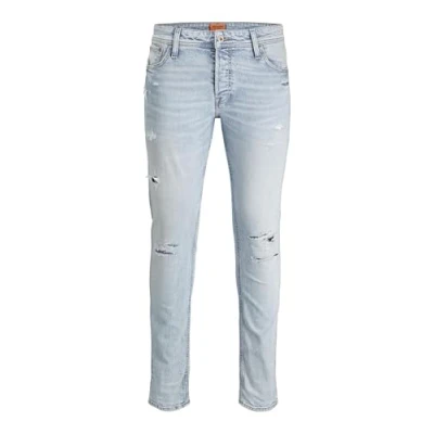 Abbildung von Jack &amp; Jones Jjiglenn Jjoriginal Jeans Slim Fit, Herren, Größe: 29x30, Blue denim