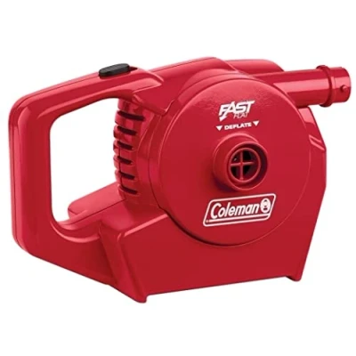 Abbildung von Coleman Luftpumpe elektrische Wiederaufladbar inklusive 12V und 230V Ladegerät, Rot, 2000019878
