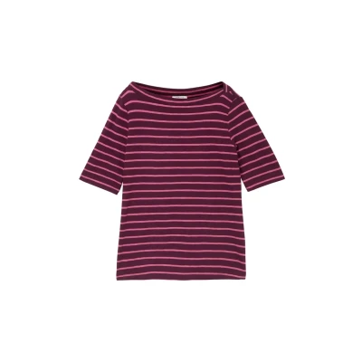 Abbildung von TOM Tailor Kurzarm Tshirt print, Damen, Größe: 44, Dunkelrosa