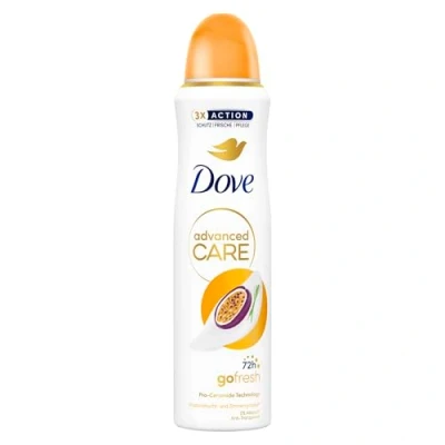 Abbildung von Dove Advanced Care Anti Transpirant Deo Spray go fresh Passionsfrucht und Zitronengrasduft mit Skin Hydration Technology 150 ml