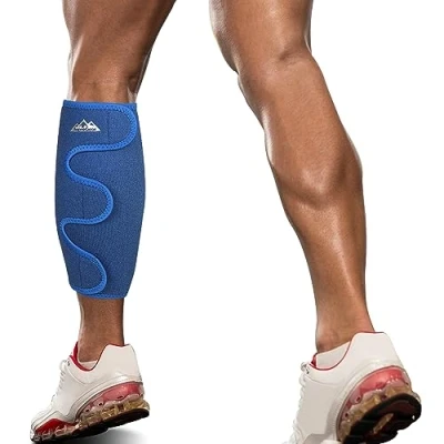 Abbildung von supregear Wadenbandage für Damen und Herren, Schienbeinschienen, kompression Gummiband Verstellbares Muskelschwellungen Schmerzlinderung, Zerrungen Wandern Training Bequeme Atmungsaktive