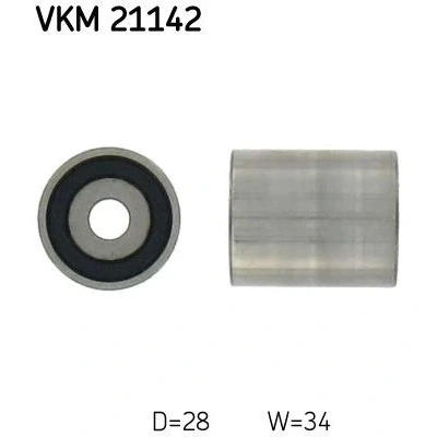 Abbildung von SKF VKM 21142 Umlenk /Führungsrolle, Zahnriemen AUDI: A8 D3, A4 B8 Avant, B5 Saloon, VOLKSWAGEN: GOLF 4, Passat Estate, 6