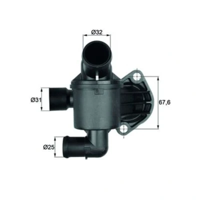 Abbildung von MAHLE ORIGINAL TI 35 87 Kühlwasserthermostat mit Dichtung VOLKSWAGEN: Crafter 30 Minibus, Amarok Pickup, 50 Van