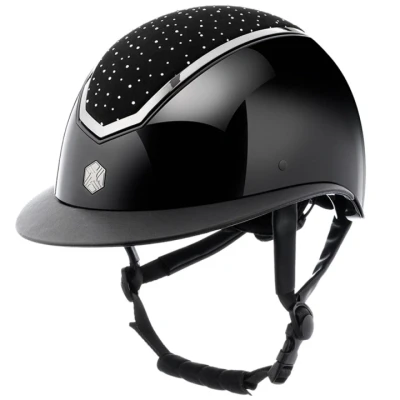 Abbildung von Charles Owen Reithelm Kylo Gloss Wide Peak Crystal Schwarz/Chrome