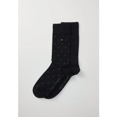 Abbildung von Tommy Hilfiger MEN SOCK DOT 2 PACK Socken, Herren, Größe: 43 46, Black