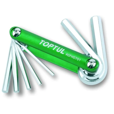 Abbildung von TOPTUL AGFH0701 Winkelschraubendrehersatz H1, H2.5, H3, H4, H5, H6, H8, H10 8