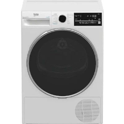 Abbildung von Beko B3T42240S b300 Wärmepumpentrockner, 8 kg, allergikergeeignet, Hygiene Trocknen &amp; Auffrischen, SteamCure Dampffunktion, 14 Programme, Weiß