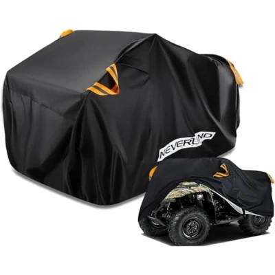 Abbildung von NEVERLAND XXXL Quad ATV Abdeckplane Abdeckung Fahrzeug Schutz Cover 256 * 110 120cm Phosphoreszierend Schmutzabweisend Winterfest Staubdicht Regen UV Schwarz