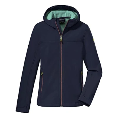 Abbildung von killtec Mädchen Softshell Jacke mit Kapuze KOW 194 GRLS SFTSHLL JCKT, dunkelnavy, 128, 38507 000