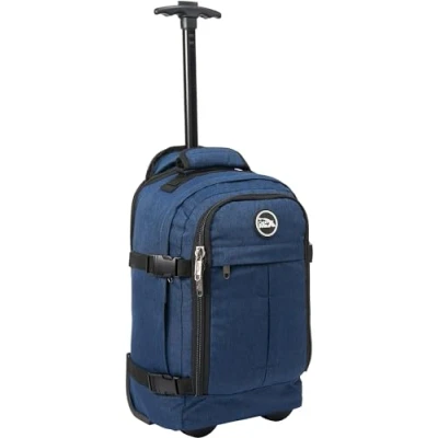 Abbildung von Cabin Max Metz 40x20x25 20L Handgepäck Rucksack, Tasche, Ryanair 40x20x25, Rucksack Flugzeug, Travel Backpack Reiserucksack Recyceltes Polyester, Seitliche Kompression