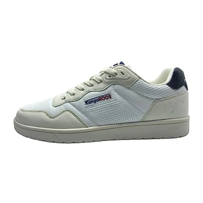 Abbildung von KangaROOS Unisex K Slam One Sneaker, White/cool beige, 46 EU