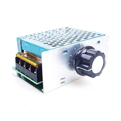 Abbildung von ANGEEK 4000W AC 220V 10 SCR elektronischer Spannungsregler Gouverneur Dimmer Thermostat Drehzahlregler