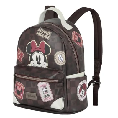Abbildung von Disney Minnie Maus Journey Heady Rucksack, Braun, 24,5 x 29 cm, Kapazität 8 L