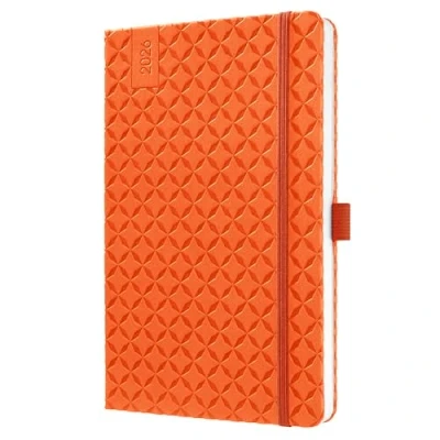 Abbildung von SIGEL J6119 Wochenkalender 2026 A5 orange, Hardcover, Gummiband, Stiftschlaufe, Einstecktasche, 174 Seiten, vegan, Buchkalender, Terminplaner Kalenderbuch Jolie