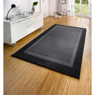 Abbildung von Hanse Home Teppich Läufer Band 120x170cm Teppichläufer Weicher Kurzflor Modernes Design für Flur, Schlafzimmer, Kinderzimmer, Badezimmer, Wohnzimmer, Küche Dekoläufer Jeans Blau