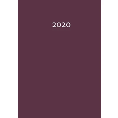 Abbildung von 2020: DIN A5 Kalender / Wochenkalender BROMBEERE lila Eine Woche pro Doppelseite