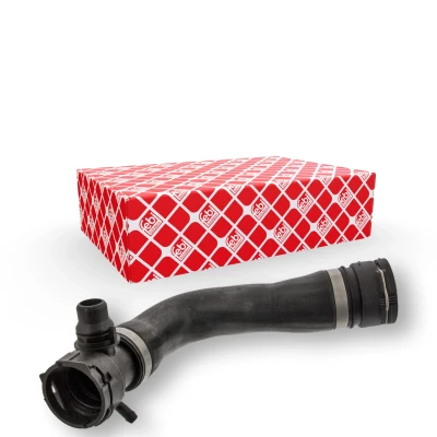Abbildung von FEBI BILSTEIN 45816 Kühlerschlauch oben EPDM (Ethylen Propylen Dien Kautschuk), Kunststoff mit Schnellkupplungen BMW: 3 Touring, Coupe, Saloon