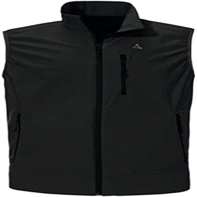 Abbildung von Schöffel Herren Martinau Vest rmellose wasserdichte und atmungsaktive Softshell Weste für Erwachsene, Schwarz, 50 EU