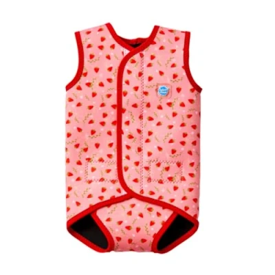 Abbildung von Splash About Unisex Baby Wrap One Piece Swimsuit, Strawberry Field, 6 18 Monate