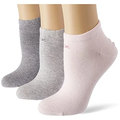 Abbildung von Calvin Klein Damen Sneaker Socken, Blau, Einheitsgröße (3er Pack)