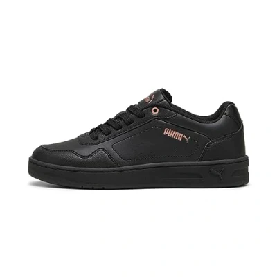 Abbildung von Puma Damen Court Classy Turnschuhe, Black Rose Gold, 37 EU