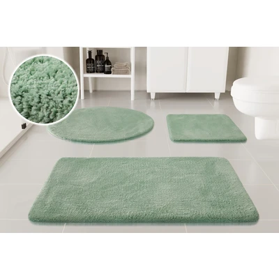 Abbildung von my home Badematte »Neele«, rutschhemmend beschichtet, schnell trocknend, Badteppich, getuftet, modern, Uni, antirutsch, flauschig, hochflor