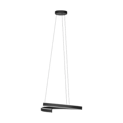 Abbildung von Eglo 900404 Hängeleuchte ANDABAIA Z Alu, Stahl schwarz LED 42,5W 3000 6500K H:154cm Ø60cm dimmbar mit Connect Funktion