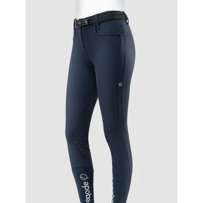 Abbildung von EQODE by Equiline Reithose Delma Knie Grip Blau 38
