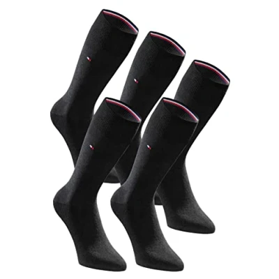 Abbildung von Tommy Hilfiger Herrensocken 5 Paar Pack Classic Casual Business Socken schwarz 39 42