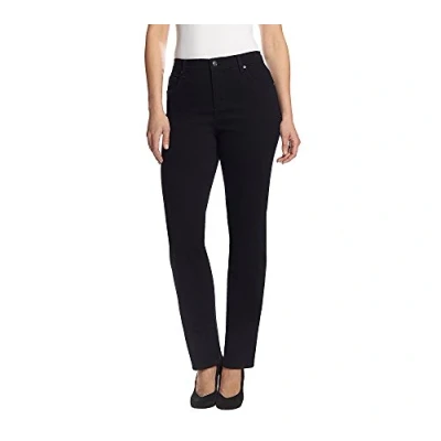 Abbildung von Gloria Vanderbilt Damen Amanda Taper Jeans, Schwarz, Größe: 18 Average