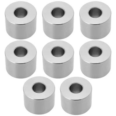 Abbildung von OTOTEC Abstandshülse aus 304 Edelstahl, M8, Gewindebohrung, Innendurchmesser x Außendurchmesser 8,2 20 mm, Höhe 15 für mechanische Elektrogeräte, Metallgeräte, 8 Stück