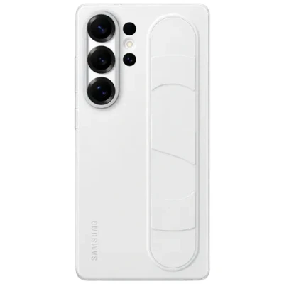Abbildung von Samsung Galaxy S25 Ultra Hülle Silikon Original Hard Case/Backcover Handyhülle Weiß Shockproof/Stoßfest