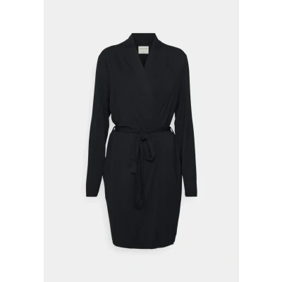 Abbildung von Schiesser Bademantel, Damen, Größe: XL, Schwarz