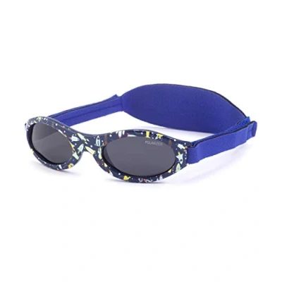 Abbildung von Kiddus Polarisierte Babysonnenbrille für Neugeborene Jungen Mädchen. Von 0 Monaten bis 2 Jahren. 100% Schutz UV400 Sonnenfilter. Silikon Nasensteg. Verstellbares weiches Band. BPA Frei. PREMIUM