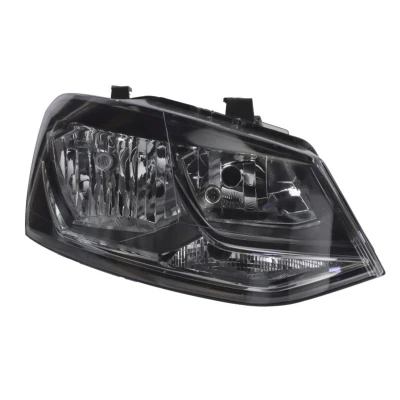 Abbildung von ALKAR 2776110 Scheinwerfer rechts W5W, H7/H7, WY21W mit Elektromotor Gehäuse schwarzem Innenteil VOLKSWAGEN: Polo V Hatchback