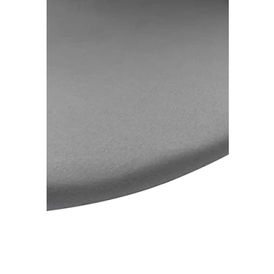 Abbildung von Meyco Baby Spannbettlaken Laufgittermatratze Uni Grey Rund 90/95cm Einzelpackung