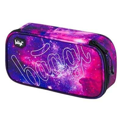 Abbildung von Baagl Federmäppchen für Mädchen Schulmäppchen Schreibwaren Schulsachen Federtasche, Jungen Federmappe, Etui Schule (Skate Galaxy)