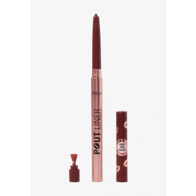 Abbildung von Revolution Beauty, Pout Bomb Plumping Lipliner, Langanhaltend, Formend mit Hyaluronsäure &amp; Vitamin E, Vegan Ohne Tierversuche, Warmer Braun Cookie