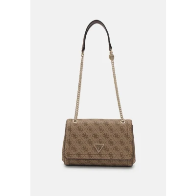 Abbildung von Guess Noelle Girlfriend Satchel Handtasche, Damen, Größe: One Size, Latte/brown