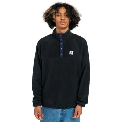 Abbildung von Element Abenaki Fleece mit Druckknöpfen Männer XS Schwarz