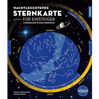 Abbildung von Nachtleuchtende Sternkarte für Einsteiger: Einfach drehen, sicher erkennen. Die große mit allen von Deutschland aus sichtbaren Sternbildern und kinderleichter Handhabung.